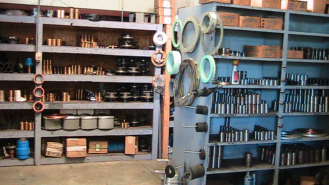 Major Turbine Pump Parts Inventory